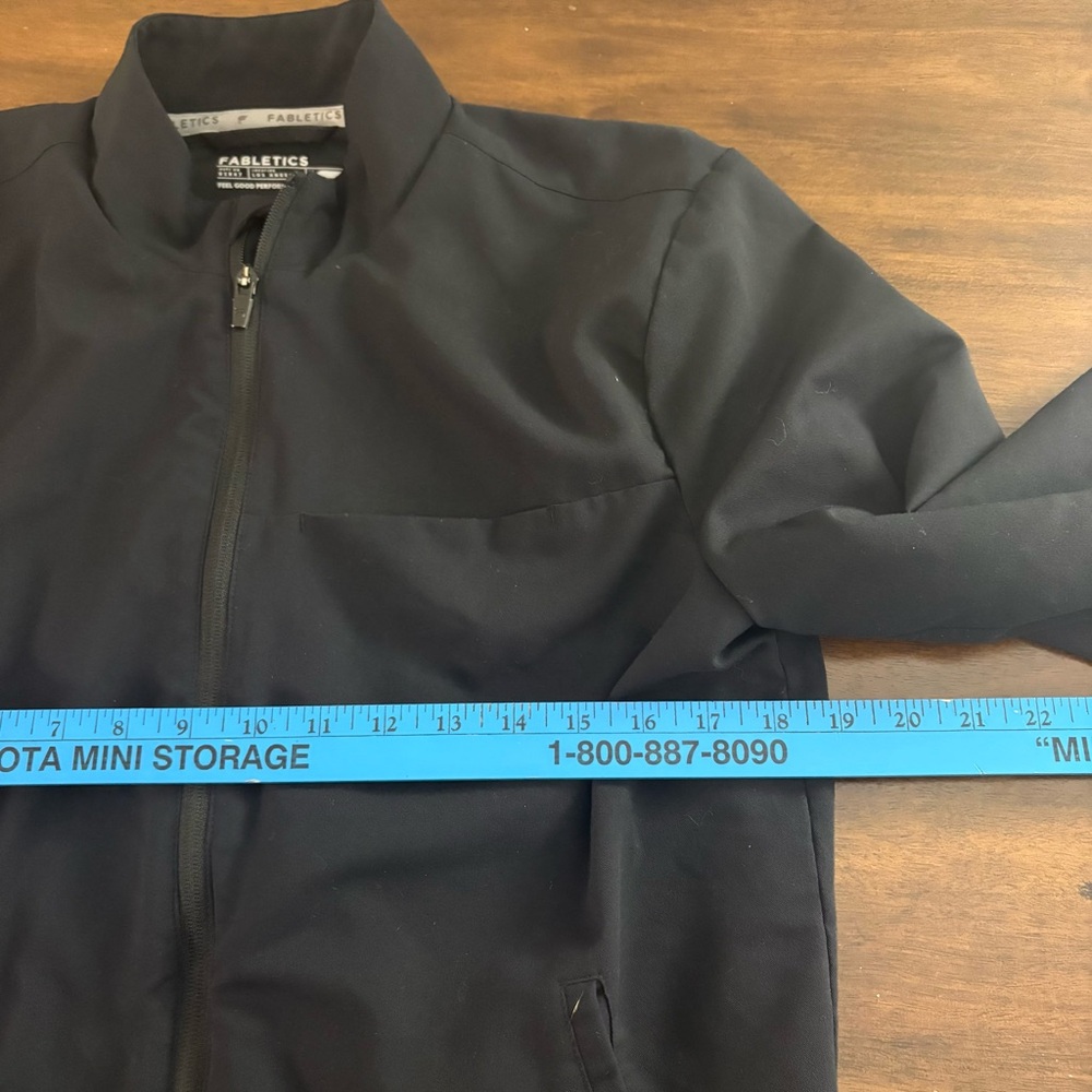 Fabletics Women’s Medium Black Full Zip Track Jac… - image 5